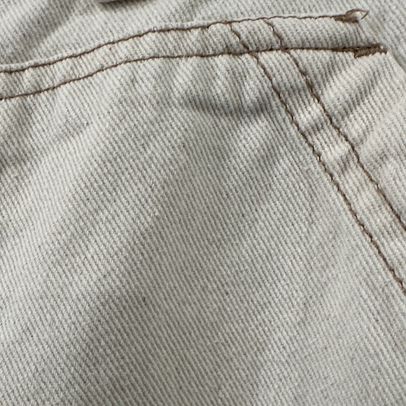 Old Navy Women's utility straight - natural beige size 12 high rise straight - Picture 3 of 12